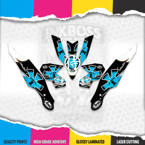 CLICK V3 DECALS (2026 ARAI API X SAMURAI DESIGN) MotoKits By Inkboss Creations