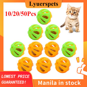 10/20/50Pcs Hollow Bell Ball Cat Teaser Toy Bird Chew Toys for Parakeet Parrots Cockatiel Lovebirds