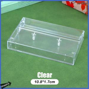 【jianzhanqinl】 1 cái hộp Băng Cassette hộp đựng trong suốt Hộp Băng trống ghi âm từ tính hộp chống bụi