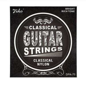 ZIKO DPA-70 Classical Guitar Strings Nylon Core Silver-Plated Winding Bright Tone Standard Tension