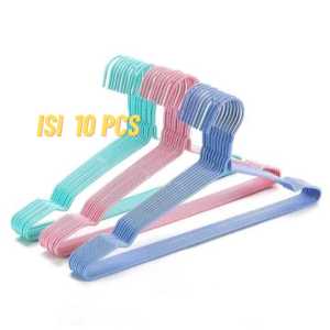 Gantungan baju besi isi 30 pcs hanger kawat stainless anti karat