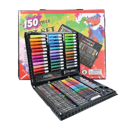 Anakkid---Childrens art set marker pen painting watercolor pen pencil stationery set 150 pieces/280 pieces/set