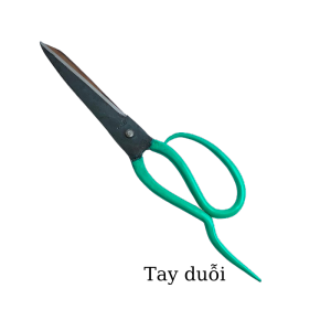 Kéo cắt vải chuyên nghiệp thép nhíp rèn thủ công liền khối cán phủ sơn