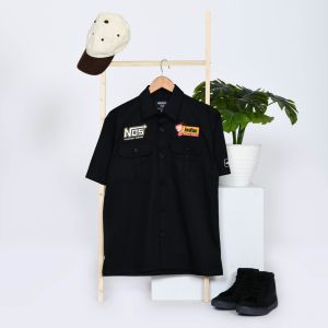 KQA Workshirt Kemeja Kerja Lapangan Pria Lengan Pendek Nos Series