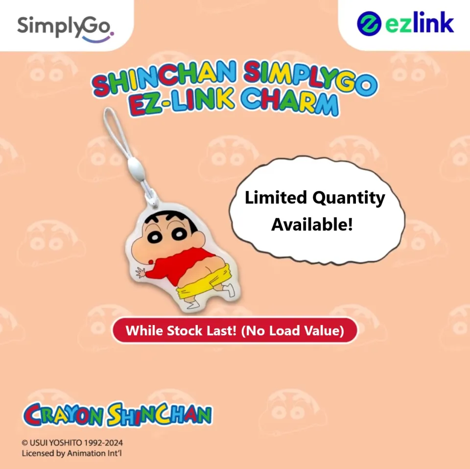 Exclusive - Japan Crayon ShinChan LED SimplyGo EZ-Link Charm Card