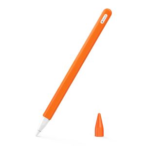 MoKo Pencil Case for Apple Pencil 2nd Generation/Apple Pencil Pro [2 Pieces] Protective Silicone Apple Pencil 2nd Generation Pencil Holder Sleeve and Protective Nib Cover for Apple Pencil 2