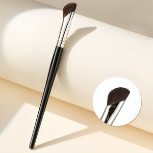 Sickle Eyeliner Brush Dual-Ended Angled Thin Blade for Nose Contour & Brows Precision Tip