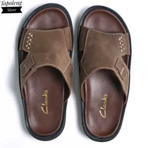 Sandal Kokop Pria Kulit Sendal Flip Flop Casual S83
