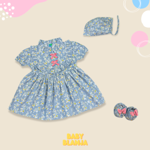 Dress Bayi Perempuan 6 12 Bulan Fay