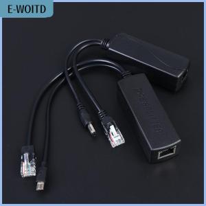 【E-WOITD】 DC48V To 5V Micro USB POE Splitter POE Connectors Adapter Cable Splitter IP Camera Power Supply Module Ethernet 100M