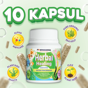 Dewarangga Vitamin Kucing HERBAL HEALING untuk Mengatasi Masalah Sistem Pencernaan Kucing