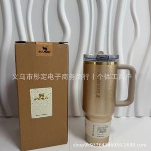 Sản phẩm nổi tiếng của Stanley STANLEY Ngọc trai 40oz Cốc giữ nhiệt bằng thép không gỉ có tay cầm - Cốc nặng chất lượng cao