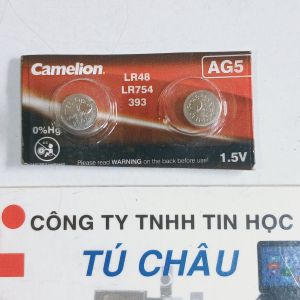 Pin G5 AG5 LR754 LR48 193 GP93A 393 SR754W - 1.5V / Hiệu Camelion