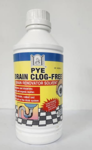 PYE DRAIN CLOG FREE DRAIN RENOVATOR SOLVENT