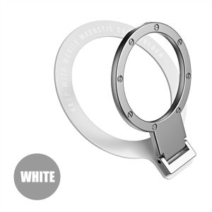 Universal Ultra-thin Magnetic Finger Ring Phone Holder Compatible with Iphone 14 13 12 Pro Max Magsafe Charge Ring