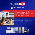 Fujidenzo 14 cu. ft. Dual Function No Frost Upright Freezer NFU-140 SSDF (Stainless Steel). 