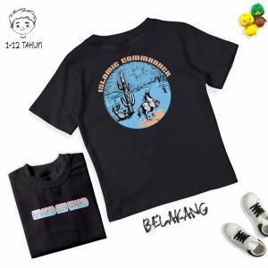 Baju Kaos Anak Laki Laki Umur 1 - 12 Tahun Gambar Depan Belakang Keren Tema Sahabat Nabi