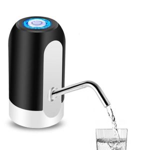Pompa galon elektrik Dispenser air Galon elektrik LED recharger USB