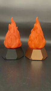 Realistic Flickering Flame LED Night Light Premium Metal Base Courtyard Landscape Lamp Outdoor Camping Tent Light Holiday Ambiance Decorative Lighting 3 Modes