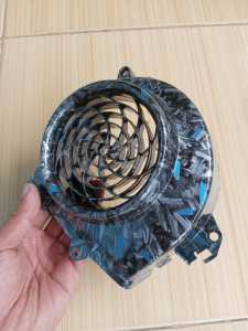 Kipas Dan Tameng Kenalpot Forget Beat Karbu 2008 - 2012 / Tutup Knalpot Carbon Forget