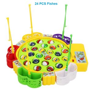 Fishing Toys for Kids – Musical Rotating Fishing Game Board Classic Toy for Boys & Girls Fun Birthday and Christmas Gift