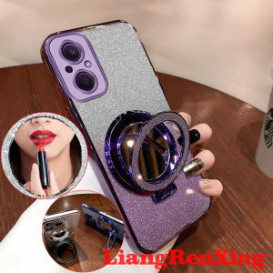 Case for OPPO Reno 7Z 5G RENO 7 Z 5G Reno7 Z 5g phone case Softcase Silicone shockproof Cover new design Clear aesthetic Cosmetic mirror with holder SFSHZJ01