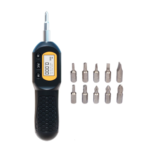 Engineer Grade Torque Calibration Tool with LCD Screen Display ABS Ergonomic Design Pack of 10 Special Driver Bits
