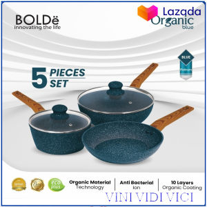 NEW BOLDE PANCI SET/BOLDE SUPER PAN ORGANIC BLUE SET isi 5 Pcs