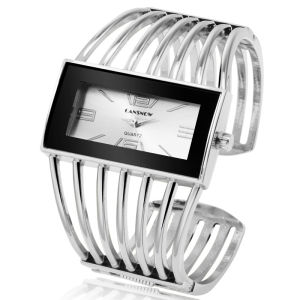 Jam Tangan Gelang Wanita Quartz Bangle Mewah Modis Cansnow Cinry