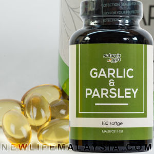 Garlic & Parsley Oil - Supports Heart Health Fights Colds & Cancer Antioxidant Boost 180 Softgels NewLife