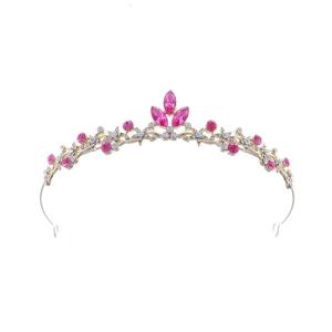 Luxurious Rhinestones Headdress For Girls Comfortable Wear Artistic Craftsmanship Headpiece For Multiple Event