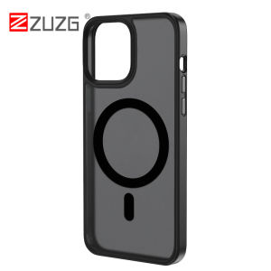 ZUZG Luxury Matte Shockproof Magnetic Cover Anti-fall Shell Magsafe Phone Case Support Wireless Charging Cover for iPhone 16 Promax 16 Pro 16 15 Promax 15 Plus Pro 14 Plus 14 Pro Max 14 13 Pro Max 13Pro 13 Mini 13 12 Pro Max 12Pro 12