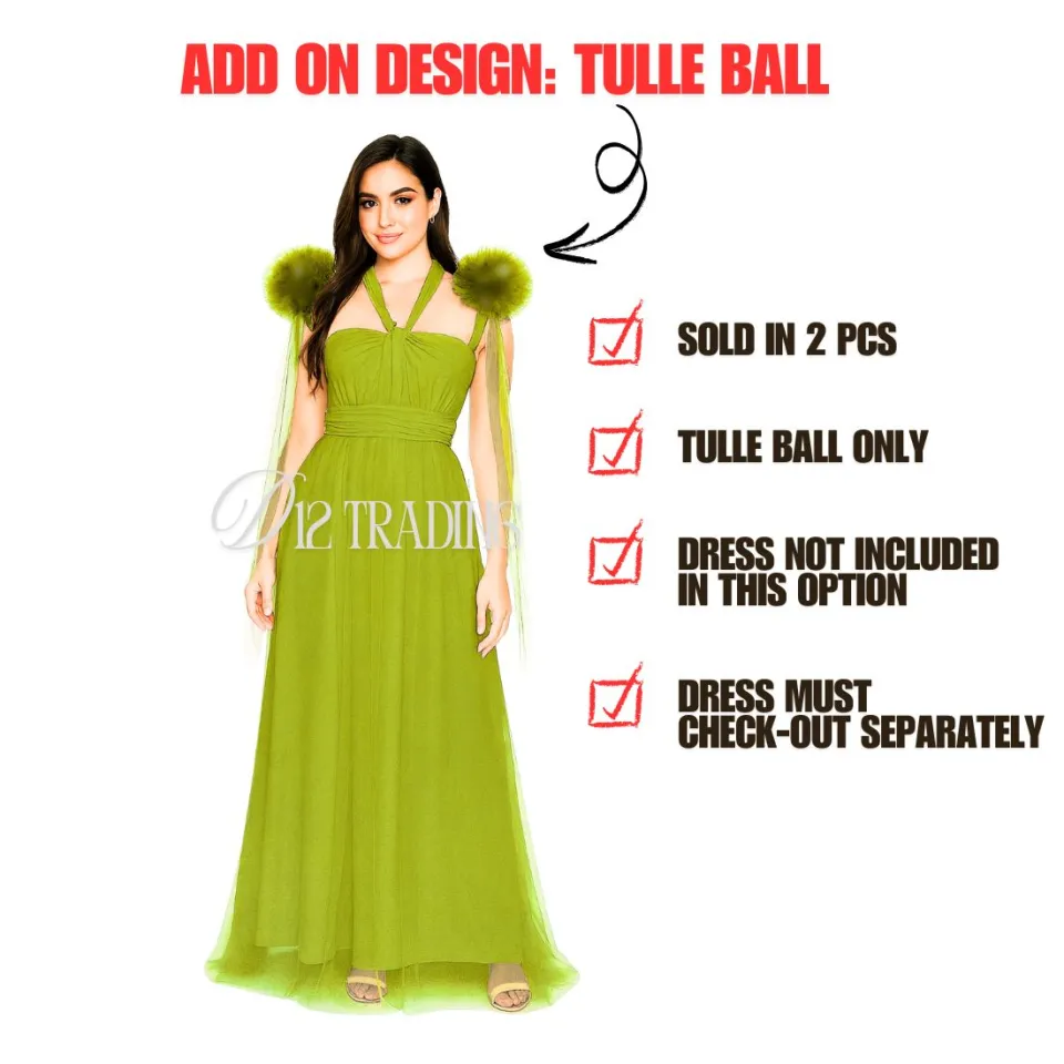 Doncher12 | Infinity Dress AVOCADO | APPLE GREEN floor length with tube  attached ( kids, teens, adult, plus) | Lazada PH