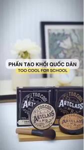 9.5G bảng phấn tạo khối 3 màu finish mỏng nhẹ tự nhiên TOO COOL FOR SCHOOL ARTCLASS By Rodin
