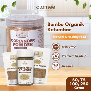 ALAMEE Ketumbar Bubuk Organik Bumbu Dapur Coriander Powder Murni Asli Tanpa Campuran Bumbu Organik