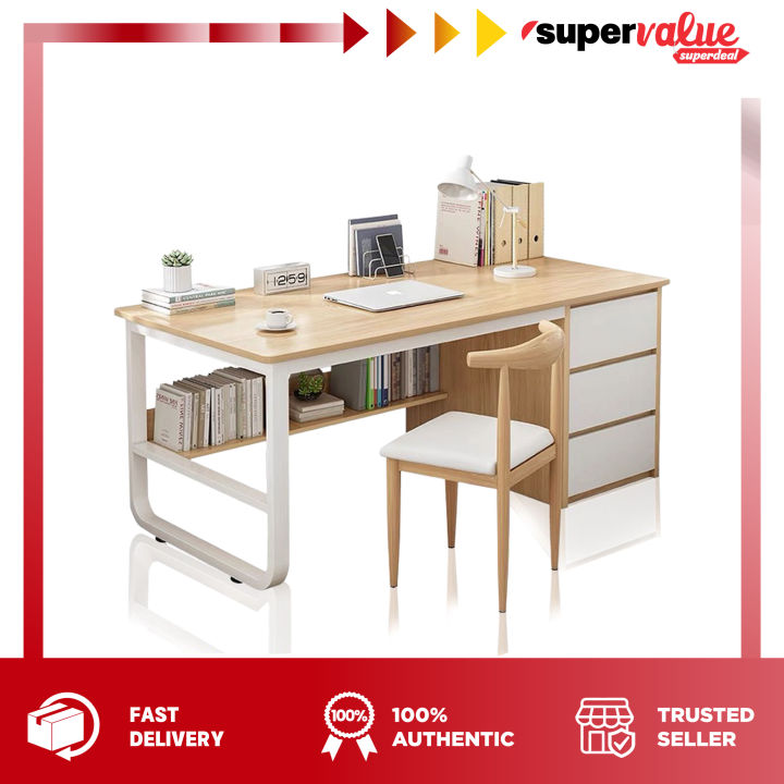 SuperValue Wooden Multifunctional Office Desk Computer Desk Study Desk ...