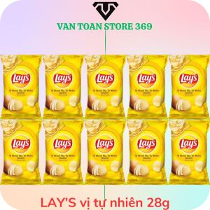 Bánh snack khoai tây LAYS vị tự nhiên classic gói 28g