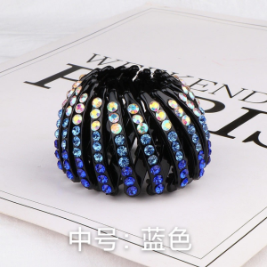 Portable Scalable Hair Clip for Bun Ponytail Hairpin Female Diamond Hair Fixed Hair Claw Clips For Women Hair Accessories Headwear