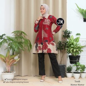 Terlaris batik couple-batik batik pasangan suami istri batik kemeja dan gamis jumbo modern terbaru