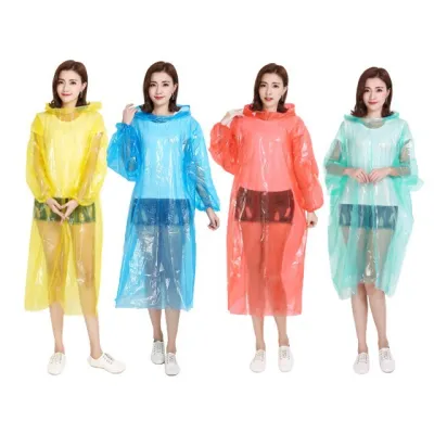 Jas Hujan Plastik / Jas Hujan Darurat Sekali Pakai / Disposable Raincoat
