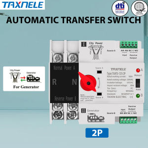 MCB type Dual Power Automatic transfer switch 2P 63A 100A 125A ATS Circuit Breaker Electrical Switch