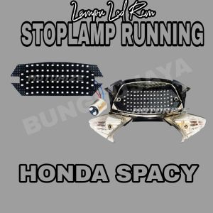 LAMPU LED STOPLAMP RUNNING HONDA SPACY / LAMPU REM BELAKANG LED RUNNING HONDA SPACY SIAP PASANG PNP