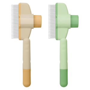 Cọ tẩy trang lông chó cho chó và mèo lông dài Lược chải lông thú cưng cho dụng cụ chải lông rụng và làm sạch hiệu quả