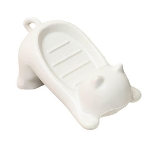 2Pcs Portable Soap Container Cat Drain Soap Holder Box for Camping Travel Bathroom Kitchen