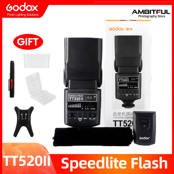 Godox Thinklite Camera Flash TT520II with Build-in 433MHz Wireless ...