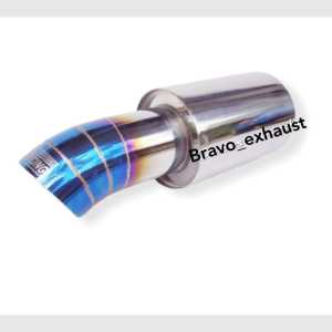 Knalpot Mobil JS Racing Stainless Suara Bass Gahar Jazz Agya Ayla Xenia Avanza Kijang