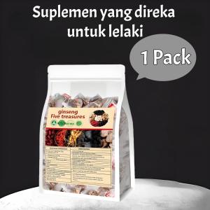 Mens Powerful Kidney-Nourishing Tea Energy Tea Traditional Healthy Kidney-Nourishing Tea Suitable for Both Men and Women Teh Lima Harta Karun 五寶茶