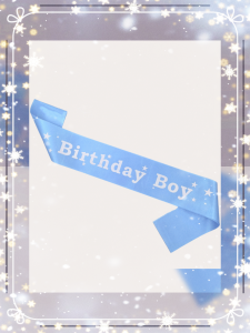 Good luck befalls! New Belt High Quality Shoulder Straps Belt Birthday Girl/Boy Set Birthday Party Supplies Decoration