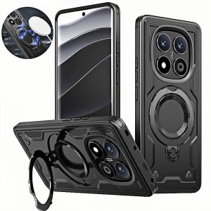Funda For Xiaomi Poco X7 5G Car Magnetic Stand Protection Armor Case for Pocox7 Pocco Poxo Poko Little X7 X 7 7X 5G Back Cover