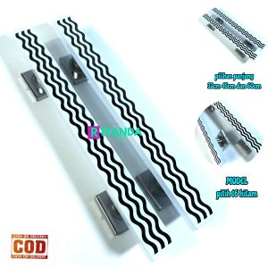 handle pintu rumah panjang 33cm 45cm dan 60cm/tarikan gagang pegangan pull pintu bahan stainless steel untuk pintu depan dan kamar